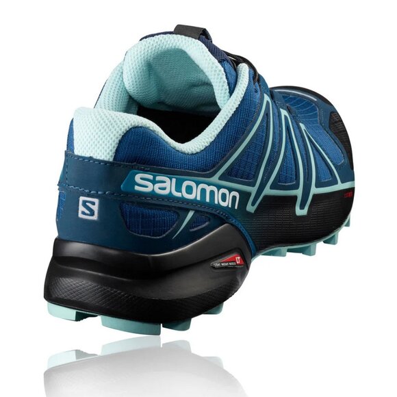 Salomon Women's Speedcross 4, Poseidon/Eggshell Blue/Black, 9.5 US - Picture 12 of 12
